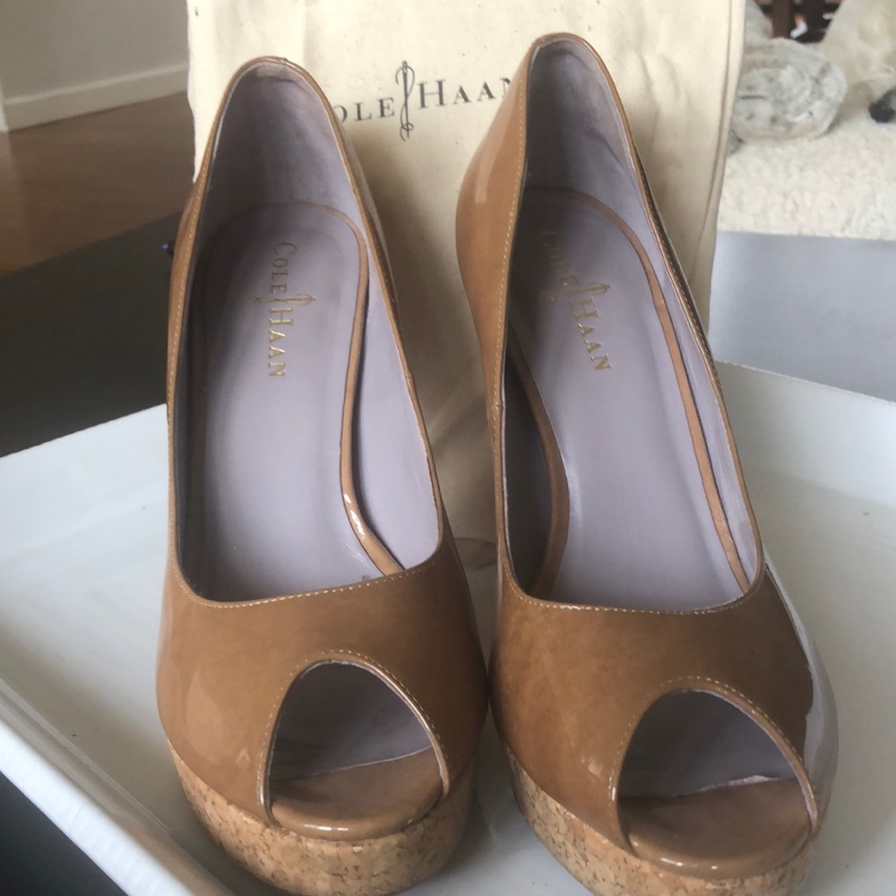Cole Haan Mariela Air Open Toe Platform Pump